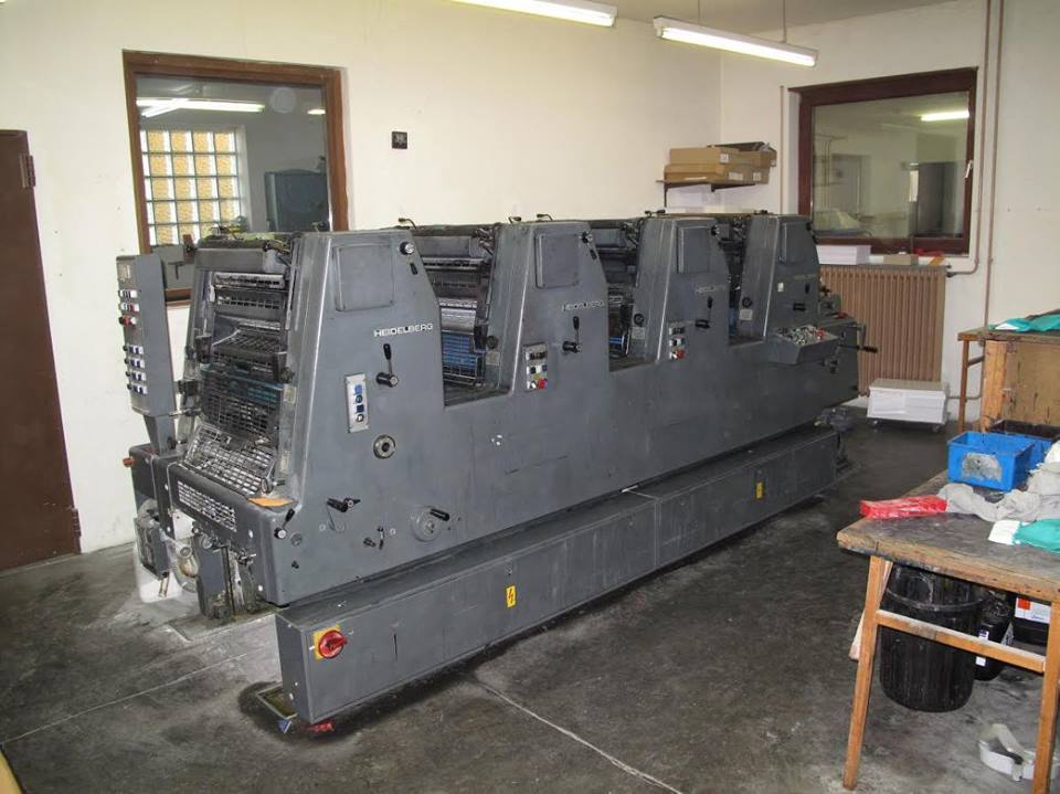 Heidelberg single color printing machine